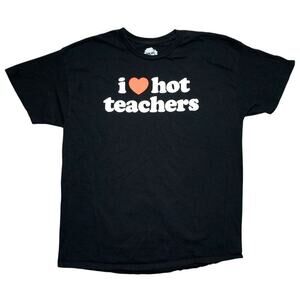 Graphic Tee – Black Funny T-Shirt Men’s XL – 100% Cotton